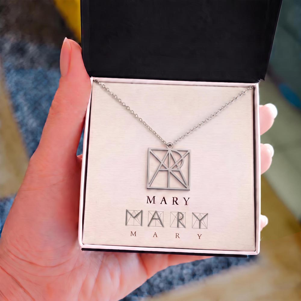 Your Name, Reimagined as Art Necklace