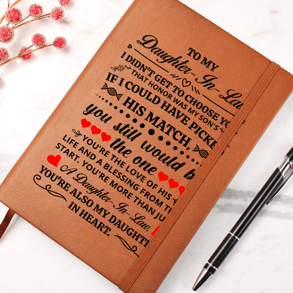 To My Daughter-in-Law Honor – Leather Journal