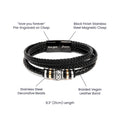 Being Special - Mens Leather Bracelet