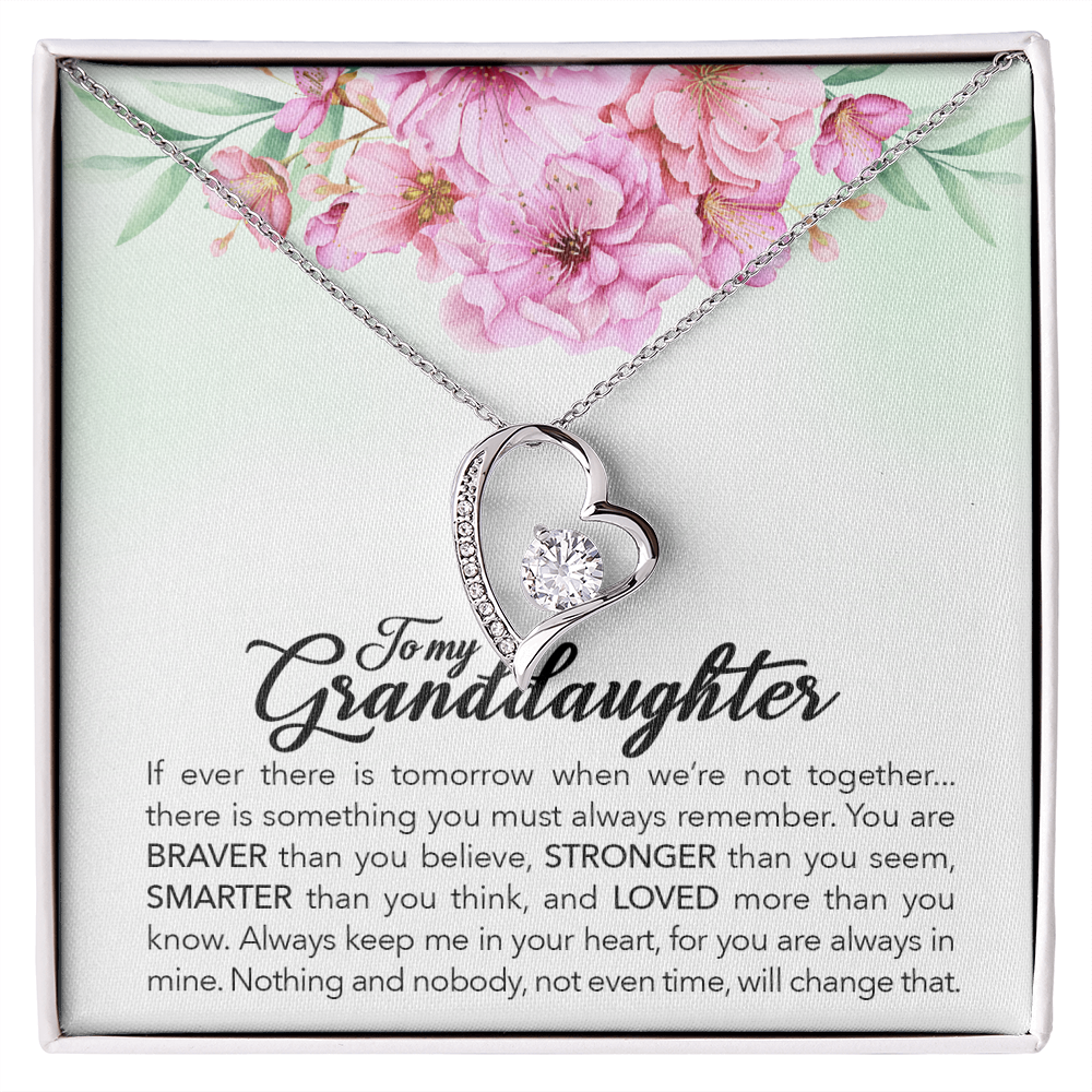 Brave Granddaughter - Forever Love Necklace